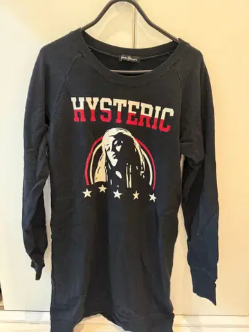 HYSTERIC 블랙 긴팔 트레이닝복