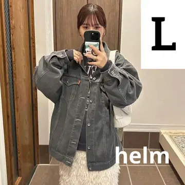 새상품 시마무라 helm megumi 카츠라기 BIG G 블랙 그레이 L