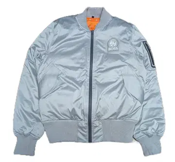 [ 새상품급 ] [ 레어 ] BOSS 25주년 기념 블루종 MA-1 L