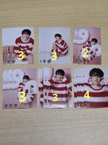 아카시 리쿠 버스데이 이벤트 미니 브로마이드 빨간색 의상 세트