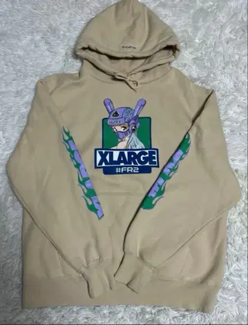 [ 초인기 콜라보 ] FR2 XLARGE 바이커걸 후드티 레어 컬러 희귀