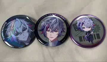 후와 미나토 캔뱃지 3개 세트 2시라던가