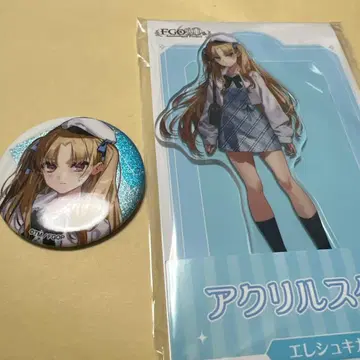 FGO 엘레쉬키갈 아크릴 스탠드 캔뱃지 로손