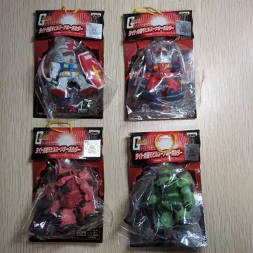 건담 키링 라이트 내장 4체 세트