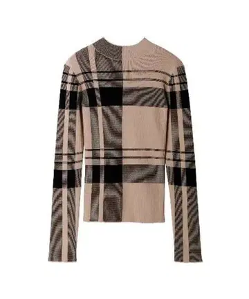 LE CIEL BLEU 니트 체크 Big Check