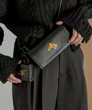 ear PAPILLONNER 말 장지갑 & 모바일 미니백