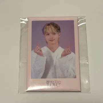 SEVENTEEN 세븐틴 LOVE 준 캔뱃지 스퀘어