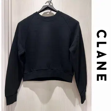 [ CLANE ] 크롭 맨투맨 상의