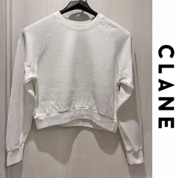 [ CLANE ] 크롭 맨투맨 상의