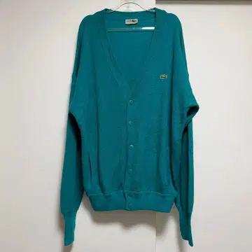 CHEMISE LACOSTE 라코스테 70s 가디건 민트 그린