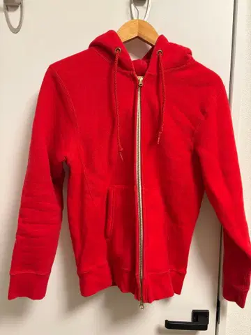 CAMBER 레드 빨간색 풀 집업 후드티 USA제