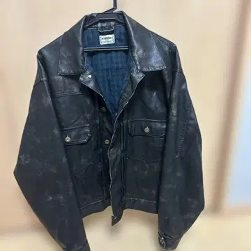 FREAK'S STORE 맥그리거 블랙 가죽 자켓