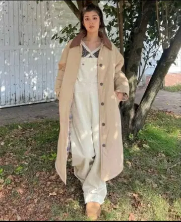 미사용 새상품 앨리슨 브라운 FARM DESIGN LONG COAT