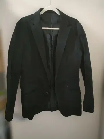 MK KLEIN 블랙 싱글 버튼 자켓