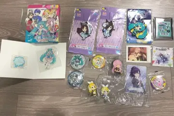 하츠네 미쿠 애니메이션 굿즈 묶음 판매 15점