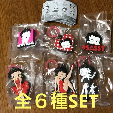 베티짱 BETTY BOOP 통통 메지루시 액세서리 전 6종 SET