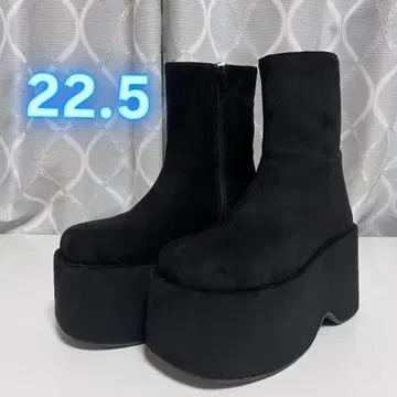 GRL 스웨이드 통굽 부츠 zr1140 블랙 22.5