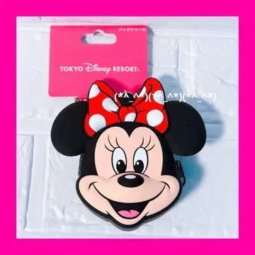 디즈니 백참 잡화 키체인 실리콘 미니 도트 1