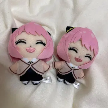 아냐 봉제 인형 2체 세트