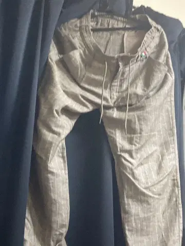 G-stage 스트라이프 팬츠 사이즈 48 그레이 계열