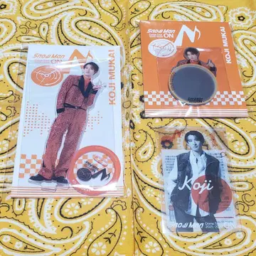 무카이 코지 Snow Man 아크릴 스탠드 거울 스티커 클리어 카드