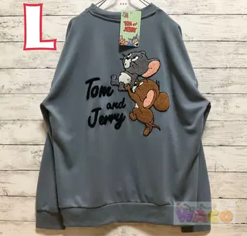 톰과 제리 롱티 긴팔 사가 의류