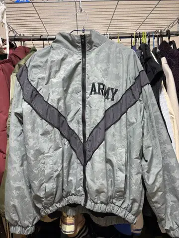 ARMY 카모 패턴 밀리터리 자켓 M 사이즈