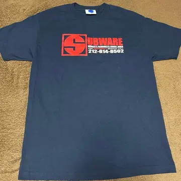 레어 초기 90s SUBWARE T셔츠 L 빈티지