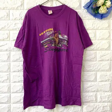 MGC 디자인 반팔 티셔츠 싱가포르 머라이언 라운드넥