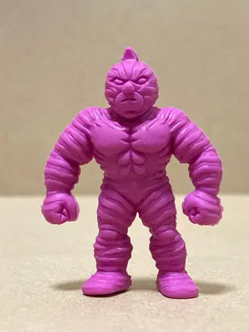 근육맨 지우개 파트 14 제브라 보라색 지우개 레어 컬러