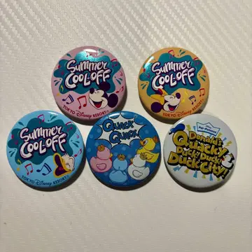 [ 도쿄 디즈니 리조트 ] 캔뱃지 5개 세트