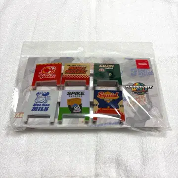 보냉 백 돌진 후드 간판 클립 세트 마리오 카트 월드 묶음 판매