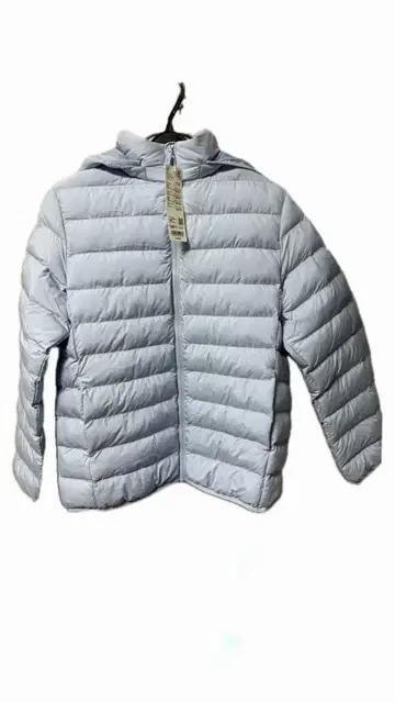 미사용 새상품 UNIQLO 버프 테크 워셔블 후드티 블루 160cm