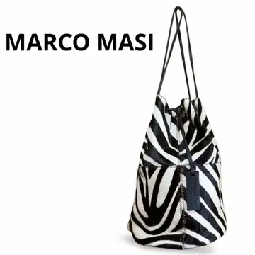 MARCO MASI 마르코 마지 송치 제브라 패턴 복조리형 백