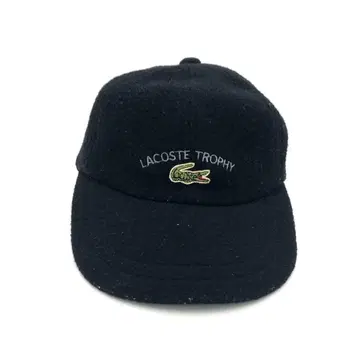 라코스테 LACOSTE TROPHY 캡 모자 블랙 L