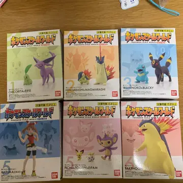 포켓몬 스케일 월드 조토 지방 호연 지방 피규어 6세트