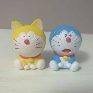 도라에몽 소프트 비닐 컬렉션 3 원조 도라에몽 씨익 어휴 2개 세트