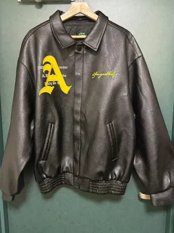 A FEW GOOD KIDS AFGK 가죽 자켓 바시티 자켓