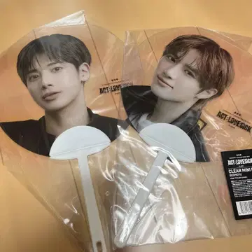 TOMORROW X TOGETHER 클리어 부채 범규 태현 세트