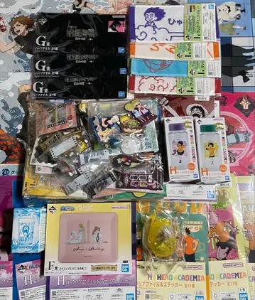 애니메이션 굿즈 묶음 판매 50~100점! 제일복권 다수