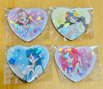 Go! 프린세스 프리큐어 25 가을 마루이 콜라보 하트 캔 배지