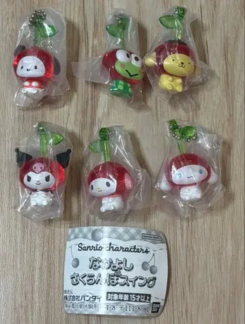 [ 미사용 새상품 ] 가챠가챠 산리오 나카요시 체리 스윙 컴프