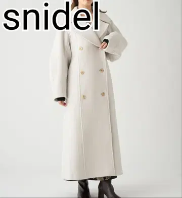 snidel 스나이델 더블 코트 아이보리 사이즈 1