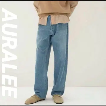 AURALEE 24ss SELVEDGE DENIM WIDE PANTS