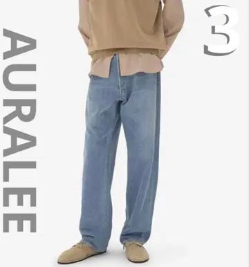 AURALEE 24ss SELVEDGE DENIM WIDE PANTS