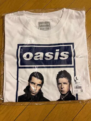 oasis live '25 티셔츠 L 사이즈 화이트