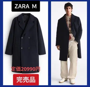 [새상품급] 완판템 ZARA 자라 더블 브레스트 울 블렌드 코트