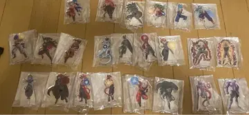 드래곤볼 히어로즈 H상 아크릴 스탠드 23개