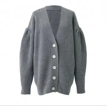 새상품 Cygne 라메 롱 가디건