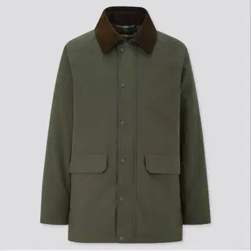 새상품급 유니클로 헌팅 자켓 다크 그린 XL